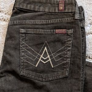 7 For All Mankind A Pocket Cords EUC Size 31x34